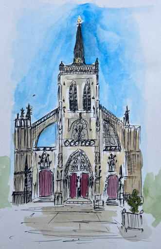 The Church at Ay, Champagne